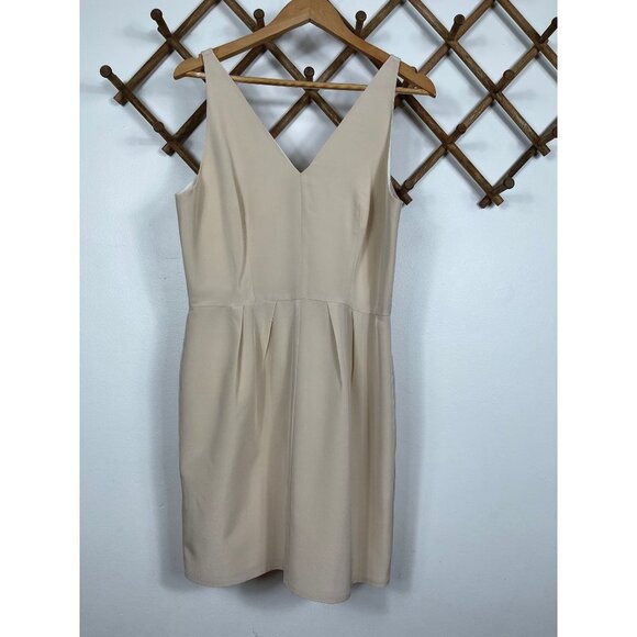 Amanda Uprichard Pyramid Dress In Bone, Size L - Picture 2 of 9